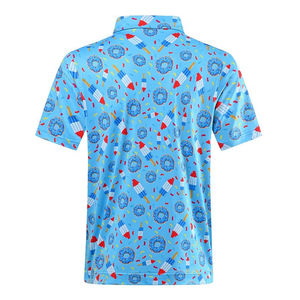 OEM Venta al por mayor de alta calidad Dry Fit Golf para Polos Ropa de equipo deportivo con impresión por sublimación Cómodo de moda - Product Image 2