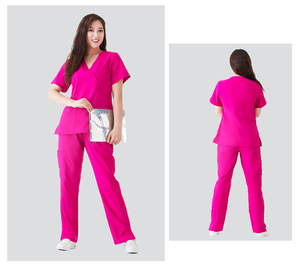 Uniformes Médicos de Enfermería para Hospital, Conjuntos de Uniformes de Poliéster y Rayón de Corte Moderno para Clínicas y Servicios de Salud - Product Image 3