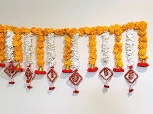 Door Hanging Wall Toran Bandarwal for Home Decoration Ganesha Toran for Mandir Temple Wall Hanging Housewarming Gift Diwali Gi - Product Image 2