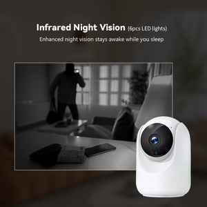 Nhựa ABS Micro SD Thẻ đám mây tuya thông minh không dây Wifi giám sát <span class=keywords><strong>CCTV</strong></span> Camera an ninh nhà máy ảnh hệ thống - Product Image 6