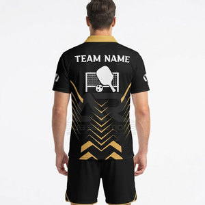 Nouveau design Maillot de compétition de pickleball Performance Wear Short Écologique Respirant Impression par transfert thermique personnalisée 100% - Product Image 5