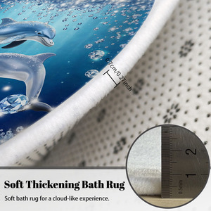 Custom Printed <b>Bath</b> Mat Bathroom Rug <b>Set</b> for Bathroom Non-Slip <b>Shower</b> Curtain <b>Bath</b> Mat - Product Image 2