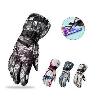 Vente en gros de gants à écran tactile en cuir imperméables isolés respirants à coque souple équipement de sport d'hiver pour la chasse en plein air - Product Image 4