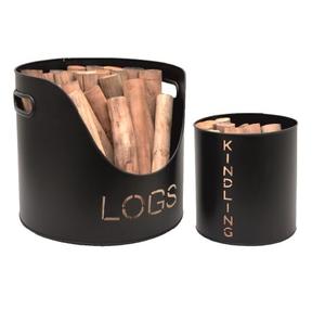 Handmade Metal <b>Coal</b> Storage <b>Bucket</b> with Black Finished Ideal for Indoor and Outdoor Storage Organizer Stylish and Durable - Product Image 1