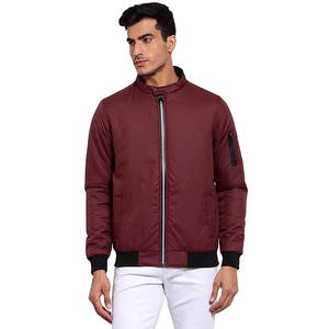 Nueva llegada al por mayor chaqueta de bombardero personalizada para los hombres de etiqueta privada Oem Logo chaqueta de bombardero en blanco hombres chaqueta de Bombardero a prueba de agua - Product Image 2