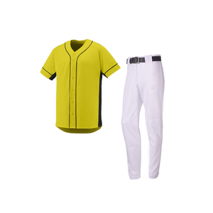 Juego de uniformes de béisbol de talla grande, colores de equipo personalizados, nombre de equipo personalizado, uniformes de béisbol, envío rápido OEM - Product Image 5