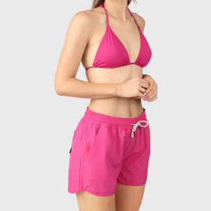 Wholesale Custom Ladies High-Waisted Quick Dry Running and <b>Swimming</b> Sports <b>Shorts</b> with Logo Fabric Material - Product Image 3