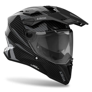 Casque de moto Airoh Commander 2 Carbon Gloss Full Carbon 6K Adventure on off, style rétro classique, taille XL, état neuf - Product Image 3