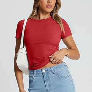 Camiseta Ecológica de Corte Regular para Mujer, Talla R--76, Bella + Canvas Heather CVC - Product Image 6