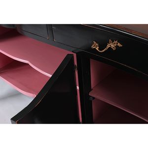 Armoire classique en bois d'acajou Style vintage 1925 pour le stockage de salon d'hôtel, meubles polyvalents pour la maison - Product Image 6