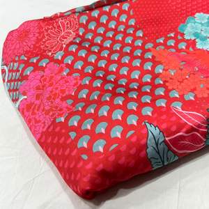 Telas estampadas de algodón 100%, tela estampada Floral africana de terciopelo de algodón, telas estampadas de piel de melocotón, vestido impreso personalizado Digital - Product Image 4