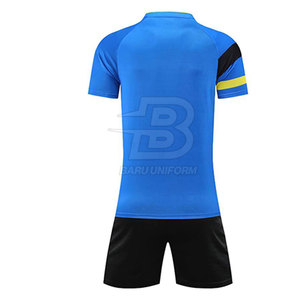 2025 alta calidad 100% poliéster personalizado uniforme de fútbol Jersey para hombres venta en línea servicio OEM establece estilo - Product Image 6