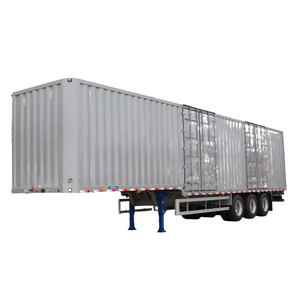 Semirremolque de camioneta seca de 13 metros, 2 ejes, 3 ejes, 80CBM, 100CBM, caja de carga cerrada, semirremolque, remolque personalizado a la venta - Product Image 2