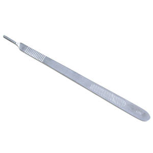 Tube d'aspiration Frazier en acier inoxydable Poignée de scalpel chirurgical Source d'alimentation manuelle Instrument médical - Product Image 1