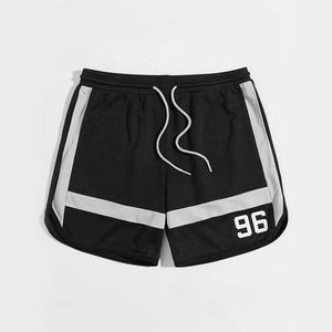 กางเกงขาสั้นผ้าตาข่ายโพลีเอสเตอร์ 100% ขนาด XXXL 5 นิ้ว สำหรับผู้ชาย ลายพิมพ์ตามสั่ง โลโก้ OEM สำหรับฤดูร้อน แห้งเร็ว ระบายอากาศได้ดี เป็นมิตรกับสิ่งแวดล้อม - Product Image 1