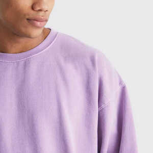 เสื้อสเวตเตอร์ผู้ชายวินเทจซักกรดเสื้อผ้าแนวสตรีทออกแบบได้ตามต้องการ - Product Image 3