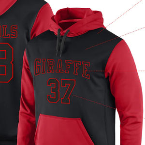 Sudadera con Capucha de Forro Polar de Poliéster de Alta Calidad para Hombre, con Logotipo Personalizado, Impresión por Sublimación, para Invierno, ODM - Product Image 4