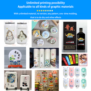 เครื่องพิมพ์ยูวีแบบแท่นราบ Bheng รุ่น 4060 A2 หัวพิมพ์ DX8 หมึก CMYK สีขาว น้ำยาเคลือบเงา สำหรับพิมพ์บนโลหะ ไม้ แก้ว - Product Image 5