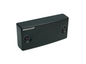 Compteur de personnes 3D stéréo entièrement automatique, machine noire, modules personnalisables, caméra de comptage des visiteurs - Product Image 1