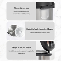 Wholesale Smart Household & Commercial Not Stick Instant Cooking Pot Multi-Functional Family Kitchen Electric Pressure Cooker 6L