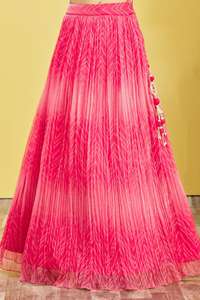 Prêt à Porter Indien Ethnique Partywear Lehenga Choli avec Dupatta Ensemble Entièrement Cousu - Product Image 5