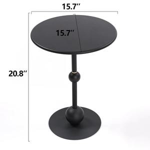 Mesa Auxiliar de Metal para Café, para Espacios Pequeños, Sofá, Mesita de Noche, Decoración para Sala de Estar y Dormitorio - Product Image 6