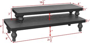ชั้นวางของไม้ MDF ที่วางของในบ้านหรูหราสำหรับวางกระถางต้นไม้ของหวานของตกแต่งของขวัญชิ้นกลาง - Product Image 4