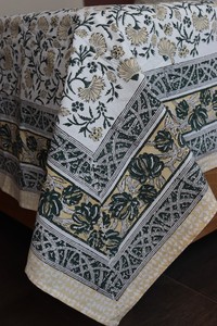 Hand Block Print Bedsheet Set Cotton Sheeting <b>Bedding</b> Indian Handmade Bedspread with Pillow Covers <b>Queen</b> King <b>Size</b> - Product Image 3