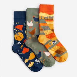 Bsci ถุงเท้าไนลอน/ผ้าฝ้ายระบายอากาศได้ดีกันลื่นที่มีรูปแบบธรรมชาติของสัตว์ในอวกาศไม่ซ้ำใคร - Product Image 3