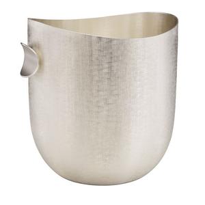 Seau à glace en métal blanc enduit de poudre Cuvette à boissons pour les événements et l'avion de fête Seau de fête en étain pour les boissons en gros - Product Image 4