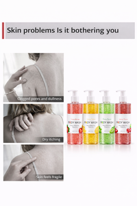 Gel de Ducha Hidratante y Refrescante de Hierbas Orgánicas de Marca Privada en Cantidad a Granel, Exfoliante y Blanqueador, OEM ODM - Product Image 4