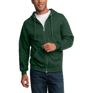 Sweat-shirt molletonné épais 400G en polyester/coton, coupe classique, grande taille, pour homme, automne, teint uni, avec logo personnalisé de haute qualité - Product Image 5