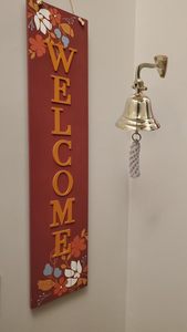 Campana de latón macizo de 3 \ ", campana colgante montada en la pared Marina chapada en calidad PARA CENA interior y exterior, artesanía de Metal pulido religioso - Product Image 4