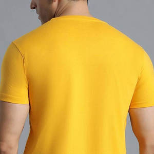 Camisetas para hombre con diseño de cuello redondo personalizado de talla adulta/camisetas de manga corta 100% de algodón hechas con material para hombre - Product Image 5