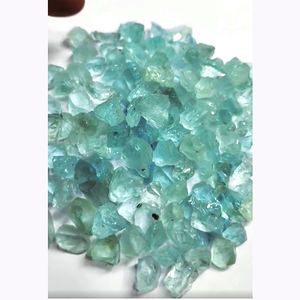 131 piezas de Aguamarina Natural de 7mm a 15mm en bruto 430 Cts lote Iroc ventas de alta calidad aguamarina materia prima piedra preciosa suelta - Product Image 3