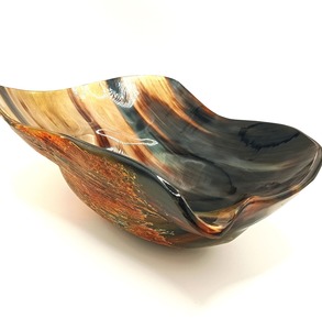 Bol en corne noire brillante naturelle faite à la main pour les thèmes de décoration d'ustensiles de cuisine artisanaux modernes au prix de gros par HF CRAFTS - Product Image 3