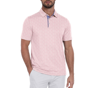 Polo de golf pour hommes, coupe ample, confortable et respirant, chemises tricotées à motif uni, idéales pour une tenue décontractée et décontractée, nouvel arrivage - Product Image 3