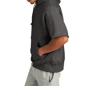 Sudadera con Capucha para Hombre de Alta Calidad, Diseño Nuevo, Personalizada, con Bolsillo Bordado, Teñido Liso, 100% Algodón, Talla Grande, OEM - Product Image 3