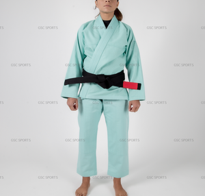 Trajes de Jiu Jitsu brasileño hechos a medida para mujer Colores atractivos Precio directo de fábrica al por mayor Opciones de modificación de Karate - Product Image 2