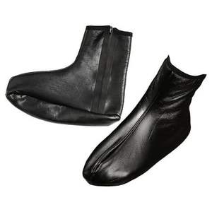 Premium Quality Leather Zipper Socks/Khuffs/Footwear Various <b>Sizes</b> for <b>Shoes</b> Anti-Slippery Genuine Cow & Sheep Leather Khuffs - Product Image 5