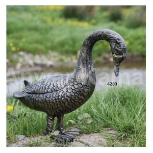 Vente chaude de haute qualité brossé or canard Sculpture de jardin idéal pour la maison cour parc Patio et jardin décor - Product Image 3