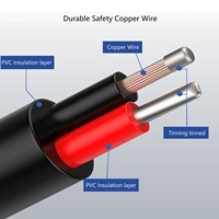 Câble Pigtail 5,5x2,1 mm Mâle-Femelle 12V DC 5A RF IP67 pour Caméra CCTV, PCB, FPC, Système Solaire UHF