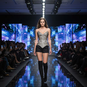 Olive Green Crocodile PVC <b>Corset</b> <b>Body</b> Shaping Overbust Bustier <b>Corsets</b> OEM/ODM Manufacturer | As Per Customer Demand - Product Image 6