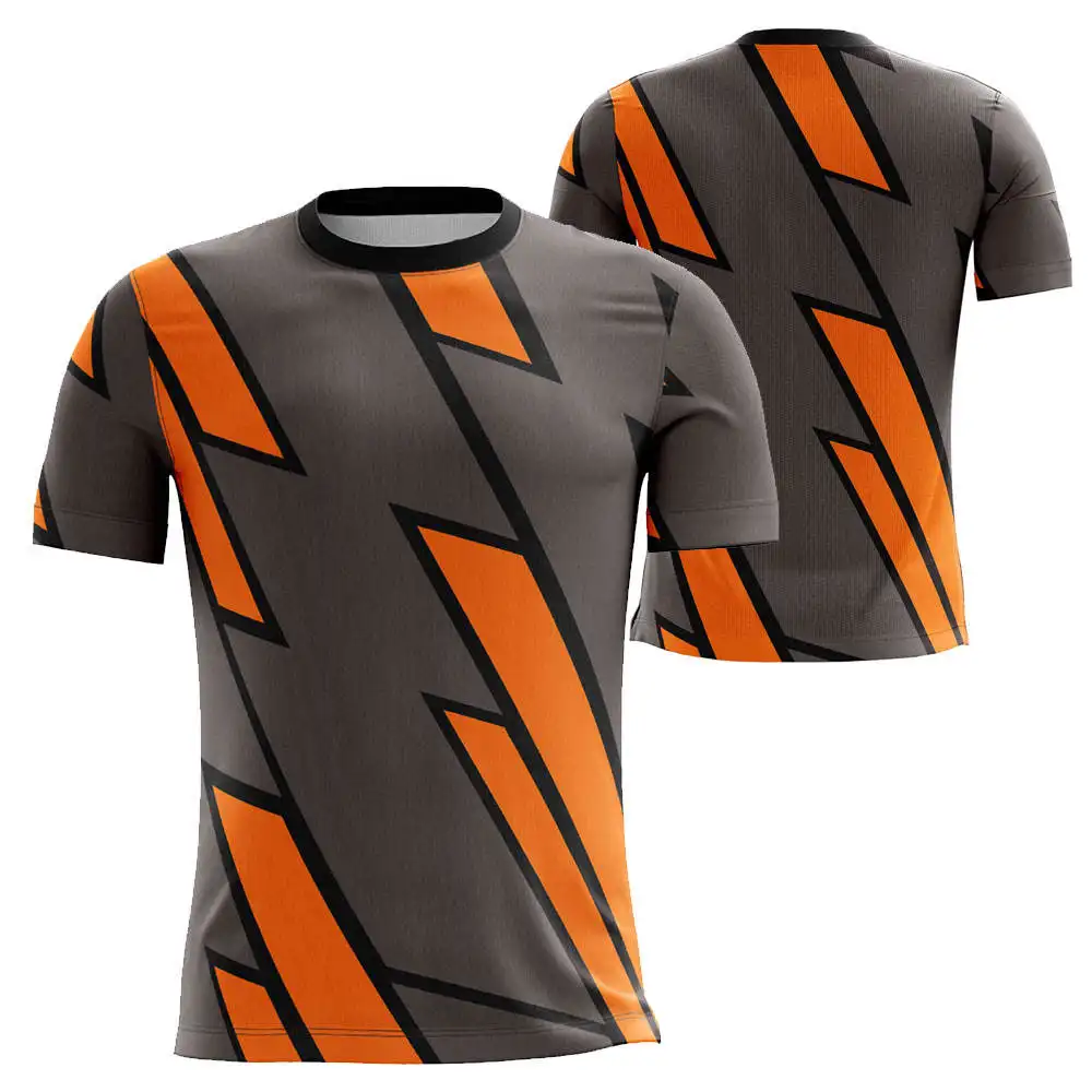 Voetbal Jersey Polyester Zachte Voetbalkleding Beste Tarief Custom Sublimatie Print Fijn Voetbal Jersey