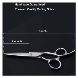 Professional Stainless Steel Barber <b>Scissors</b> 6.0 Inch Sharp Blade Left-Handed Hair Cutting Shears for Salon Use - Product Image 5