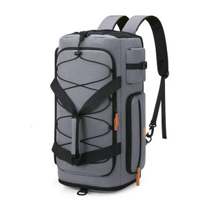 Sac polochon de sport avec logo personnalisé de haute qualité Fournisseur direct d'usine Sac étanche en nylon simple pour le voyage et la salle de sport - Product Image 2