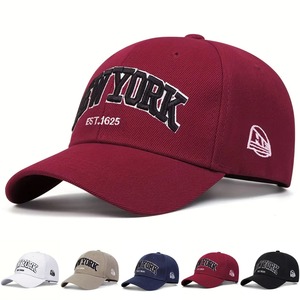 Gorras de béisbol bordadas en 3D con letras personalizadas Unisex, sombrero de protección solar para exteriores para primavera y otoño, sombreros de camionero informales ajustables - Product Image 1