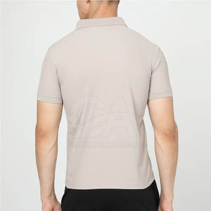 เสื้อยืดโปโลผู้ชายสไตล์โปโลระบายอากาศได้พิมพ์ลายโลโก้ออกแบบได้ตามต้องการ - Product Image 4