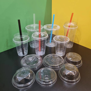 Gobelet en plastique PP jetable 12/ 14/ 16/ 24/ 28/ 30oz avec couvercles transparent le plus vendu Prix bon marché d'exportation de l'usine vietnamienne - Product Image 1