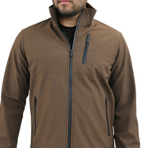 Wholesale Men's Softshell Waterproof Jacket High Street Style Hooded Collar Good Selling OEM Winter Product <b>Cheap</b> Price - Product Image 2